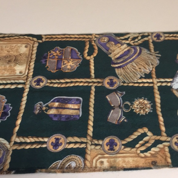 Cashmink  Scarf with Fringe Gendarmerie Royale Germany - Picture 8 of 11